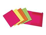 Cartella A4 3 lembi con elastico PPL - Fluo