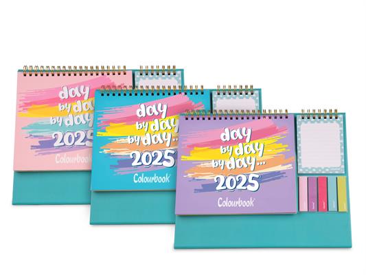 Calendario da scrivania Colourbook 2025