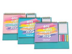 Calendario da scrivania Colourbook 2025