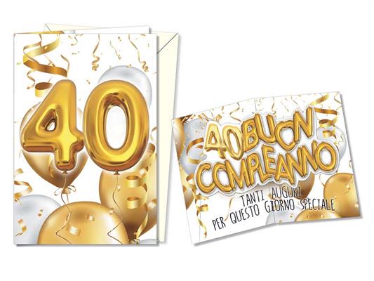 Biglietto 40 anni Pop up