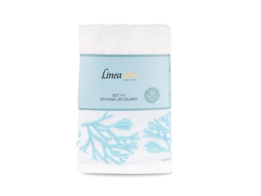 Set spugna Mediterranea 2pz - Bianco