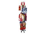 Espositore da terra metallo 312 shoppers Natale