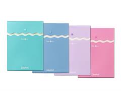 Busta A4 con soffietto 6 tasti Folder wave Colourbook