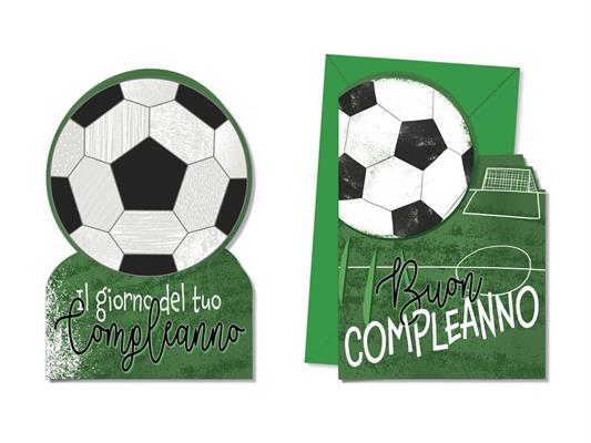Biglietto compleanno calcio