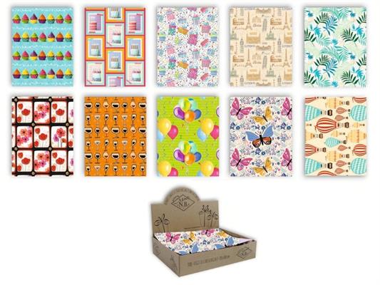 Carta regalo fantasia 100 fogli - Assortiti