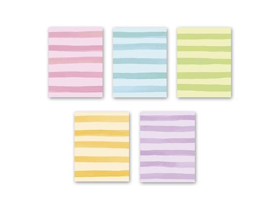 Carta regalo rigata pastel 100 fogli