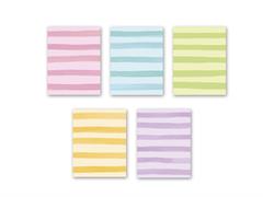 Carta regalo rigata pastel 100 fogli
