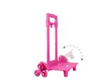 Trolley porta zaino 3 ruote Colourbook - Rosa