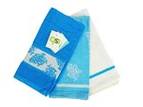 Set strofinacci corallo turchese 3pz.
