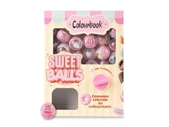 Distributore gomma da cancellare Sweet Balls Colourbook 40+40pz. ricarica