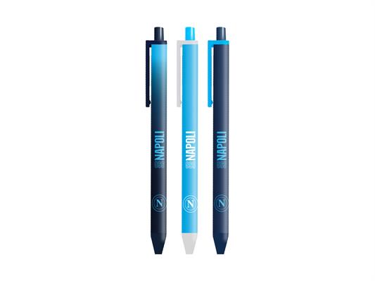 Penna a scatto SSC Napoli by Colurbook 3pz