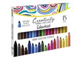 Pennarelli Creativity Colourbook 18pz
