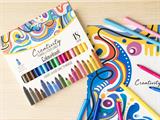 Pennarelli Creativity Colourbook 18pz
