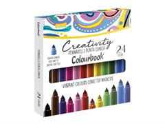 Pennarelli Creativity Colourbook 24pz