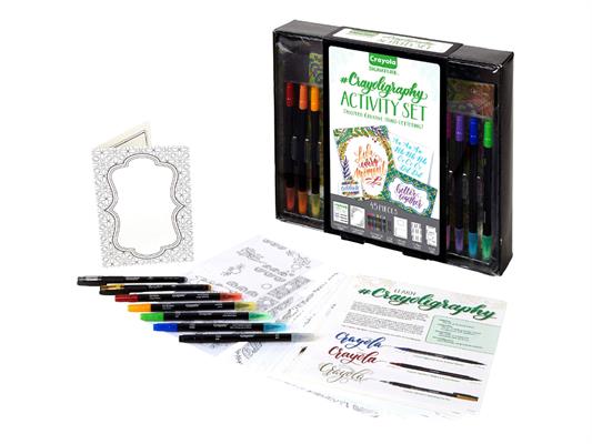 SET ACTIVITY CRAYOLIGRAPHY SIGNATURE* CRY13
