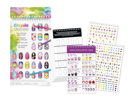 ALBUM CREATIONS NAIL DESIGN COMPACT PORTFOLIO* CRY16