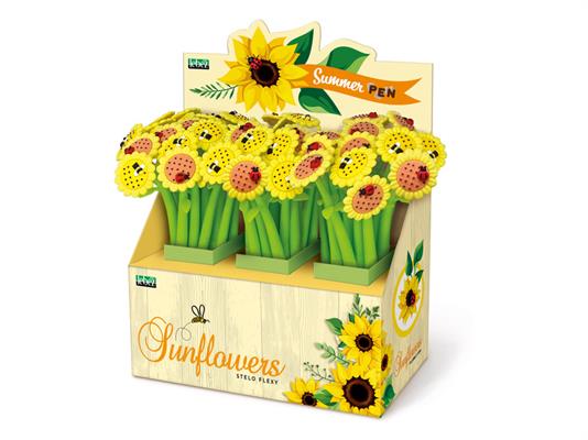 Penna a sfera Flexi Sunflower 36pz