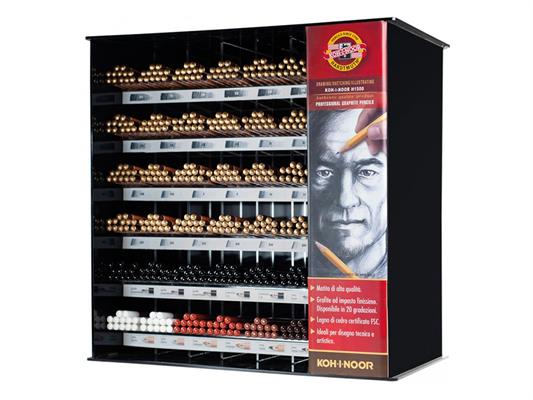 Espositore matita H1500 gradazioni assortite 576pz