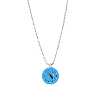 Collana SSC Napoli in acciaio con pendente