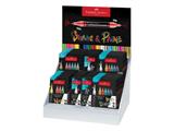 Espositore Shake & Paint Marker acrilici Faber-Castell Black Edition