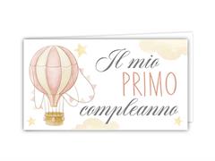 Biglietti bomboniere primo compleanno 100pz