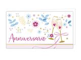 Biglietti bomboniere anniversario 100pz