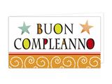 Biglietti bomboniere compleanno 100pz