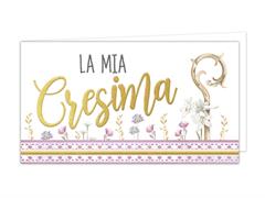 Biglietti bomboniere cresima femminile 100pz