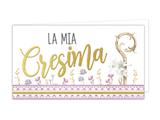 Biglietti bomboniere cresima femminile 100pz