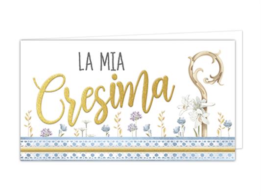 Biglietti bomboniere cresima maschile 100pz