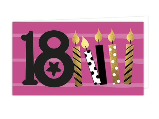 Biglietti bomboniere 18 anni lei 100pz
