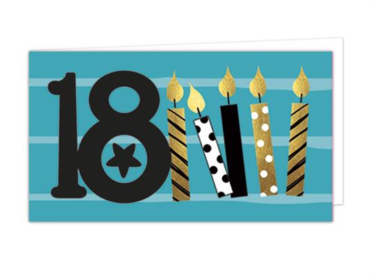 Biglietti bomboniere 18 anni lui 100pz