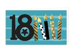 Biglietti bomboniere 18 anni lui 100pz