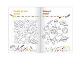 Libro dei colori 120 pagine Colourbook - Spazio