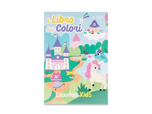 Libro dei colori 120 pagine Colourbook - Unicorni
