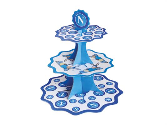 Alzatina 3 piani SSC Napoli 35cm