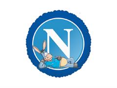 Palloncino Mylar foil tondo SSC Napoli 18''