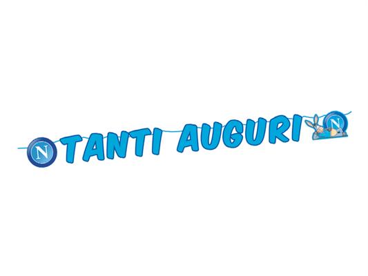 Festone SSC Napoli Tanti auguri 6mt