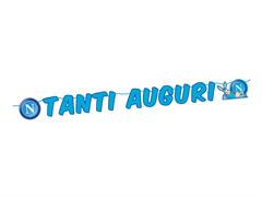 Festone SSC Napoli Tanti auguri 6mt