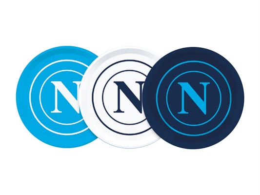 Piatti mix SSC Napoli dorso 18cm 6pz
