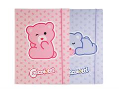 Cartella A4 con elastico dorso 1cm Coccolotti by Colourbook - Classic