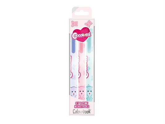 Penna sfera Coccolotti by Colourbook 3pz - Classic