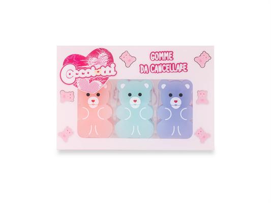 Gommine Coccolotti by Colourbook set 3pz - Classic