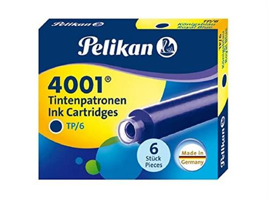Cartucce TP/6 Pelikan 50pz - Blu