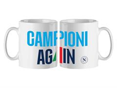 Tazza Napoli Campioni con interno bianco