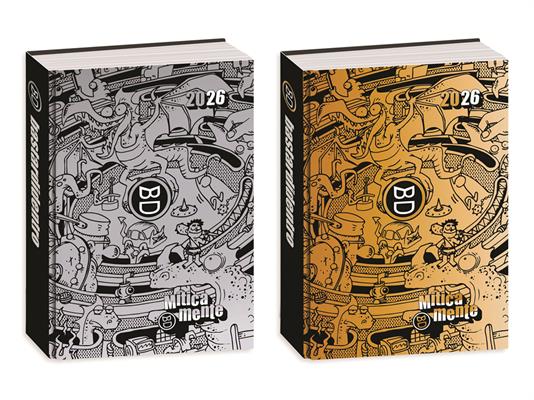 Diario BastardiDentro 16 mesi Gold & Silver