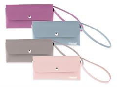 Pochette 2 tasche 14,5x8 Live Green Colourbook
