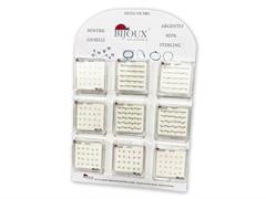 Espositore orecchini piercing 180pz assortiti