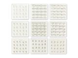 Espositore orecchini piercing 180pz assortiti