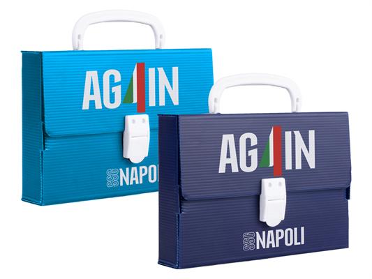 Mini Poly gift con accessori SSC Napoli Again by Colourbook